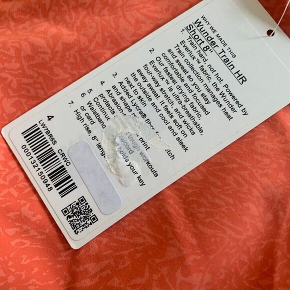 Lululemon Wunder Train High-Rise Short 8" size 4 - Picture 6 of 7